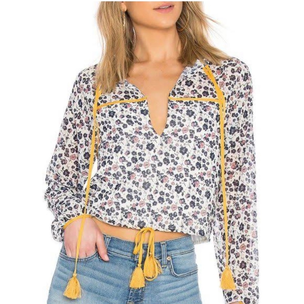 NWT Revolve floral blouse